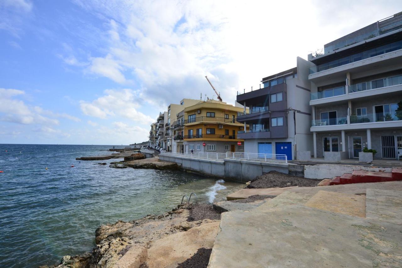 Beachfront With Seaviews Apartment No56 Award Winner Unbeatable Location For Closeness To The Sea Ideal For Guests Looking For Winter Spring And Autumn Breaks In Sunny Malta Also Ideal For Coastal Hikers Меллиеха Экстерьер фото